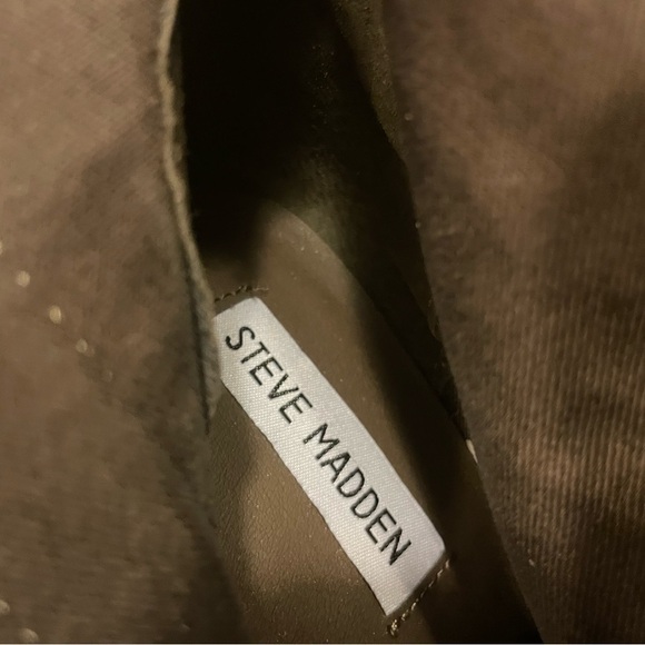 STEVE MADDEN Cacos Genuine Leather Gray Suede Fringe Boots Women’s Size 7B. - Picture 14 of 16